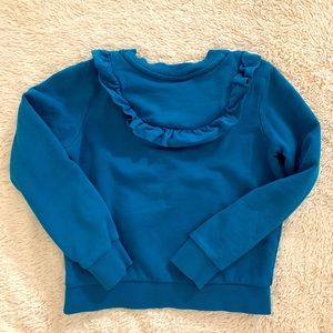 Hanna Anderson ruffled sweatshirt size 130 (8)
